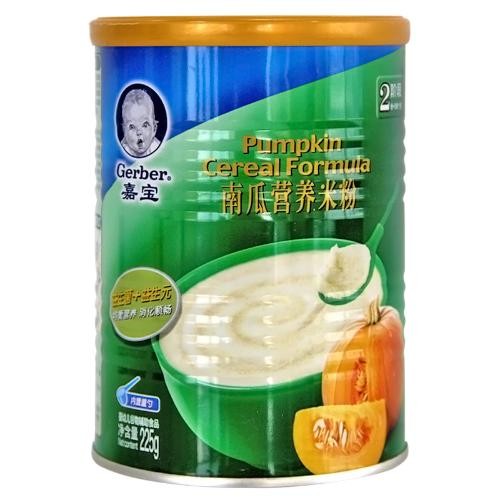 Gerber嘉宝 南瓜营养米粉225g 6-36个月 Gerber嘉宝 南瓜营养米粉225g 6-36个月