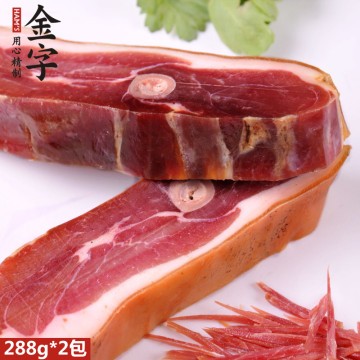 金字 金华火腿 分割块288gx2包 特产 家庭简装 发酵制品 金字 金华火腿 分割块288gx2包 特产 家庭简装 发酵制品