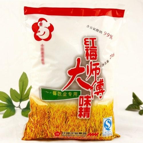 红梅99%大师傅味精2000g 红梅99%大师傅味精2000g