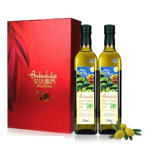 安达露西特级初榨橄榄油(礼盒装750ml*2) 安达露西特级初榨橄榄油(礼盒装750ml*2)