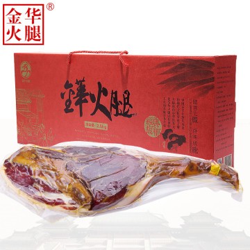 金华火腿 正宗金华火腿新经典馥郁2.5KG整腿中国红礼盒 金华火腿 正宗金华火腿新经典馥郁2.5KG整腿中国红礼盒