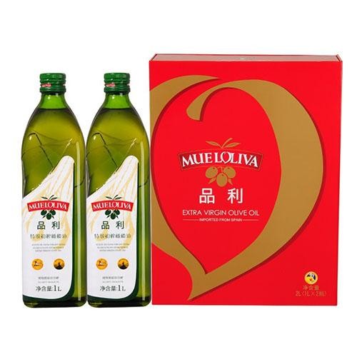 Mueloliva品利特级初榨橄榄油礼盒1l*2(西班牙进口 盒) Mueloliva品利特级初榨橄榄油礼盒1l*2(西班牙进口 盒)