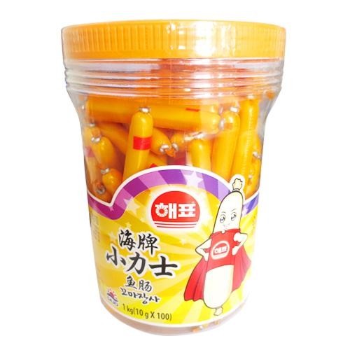 韩国海牌小力士鱼肠 10g*100根(韩国进口) 韩国海牌小力士鱼肠 10g*100根(韩国进口)