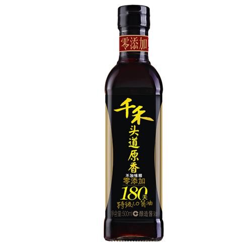 千禾头道原香180天酿造酱油500ml 千禾头道原香180天酿造酱油500ml